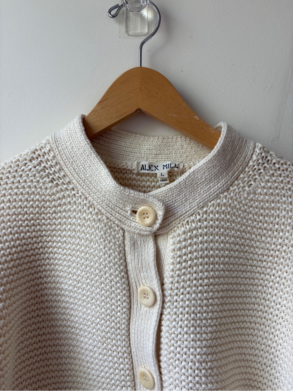 Alex Mill Nico Cotton Knit Cardigan - Picture 5 of 13